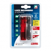 LUCE INGOMBRO 12/24V-BIANCO/ROSSO