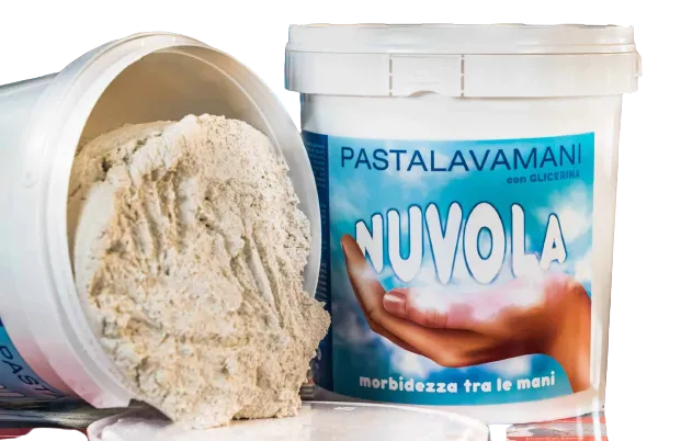 Pasta Lavamani "NUVOLA" con Glicerina,Azione Super Sgrassante e Profumata