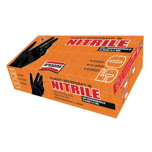 GUANTI NITRILE SPESSO 908M 909L 910XL AREXONS