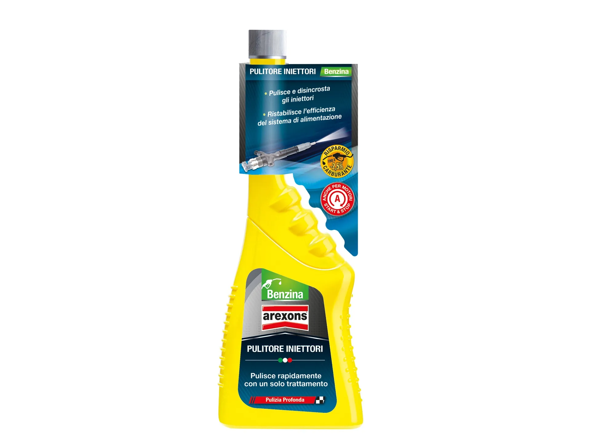 Arexons 9658 - Pulitore Iniettori Benzina 250 ML Liquido - Risparmia Carburante