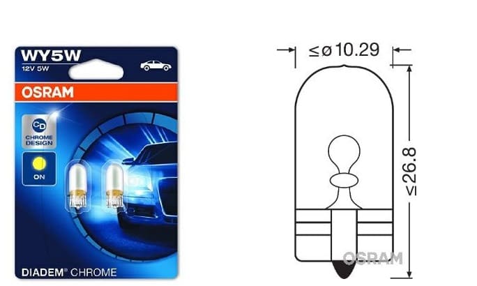 KIT LAMPADE 12V 5W DIADEM OSRAM