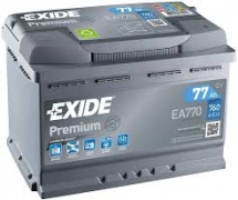 BATTERIA EXIDE 77 AH 760A PREMIUM CARBON BOOST