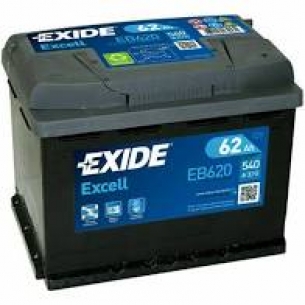 BATTERIA EXIDE EXCELL 62 AH 540A