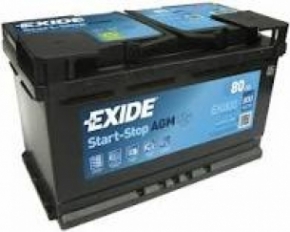 BATTERIA EXIDE AGM 80 AH 800A  BMW E90 325i