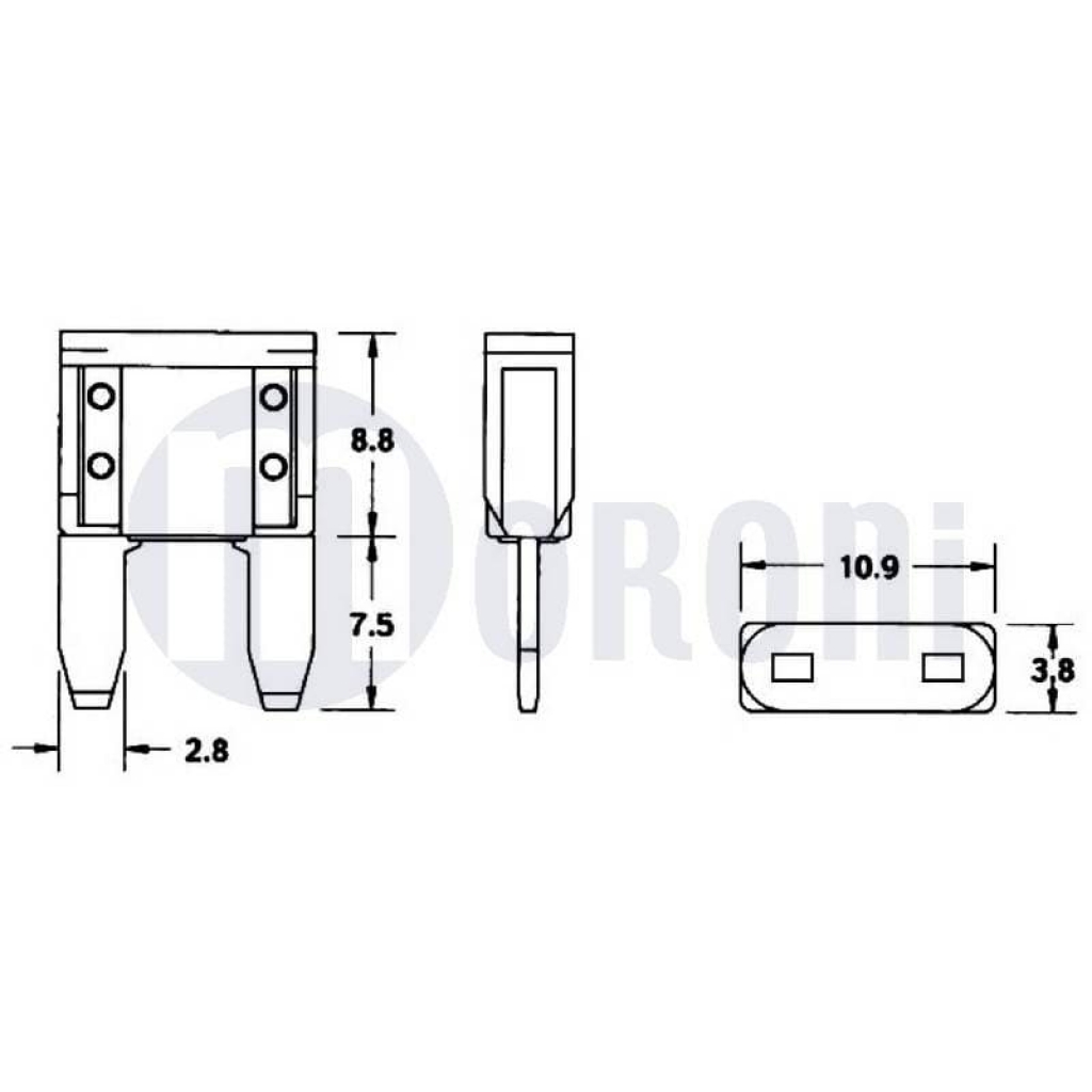 FUSIBILE MINI 10 AH MN10