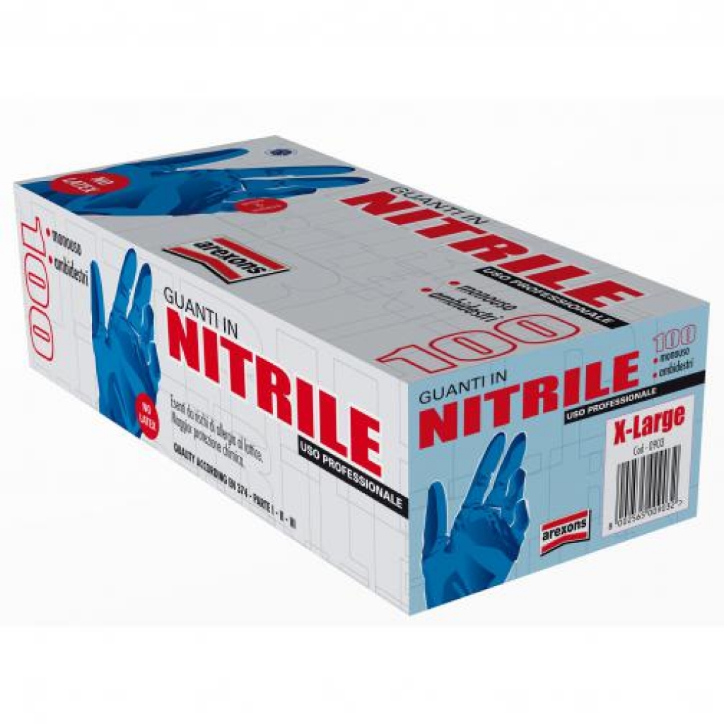 GUANTI NITRILE 901M 902L 903XL AREXONS 